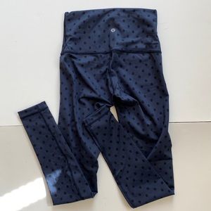 Lululemon polka dot leggings